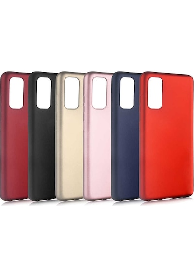 Ekılıf - Samsung Galaxy S20 Uyumlu Kılıf Mat Soft Premier Silikon Kapak - Saks Mavi