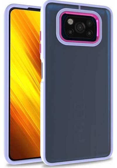 Xiaomi Poco X3 Kılıf Zore Flora Buton,Kenar Çevresi Renkli Kılıf