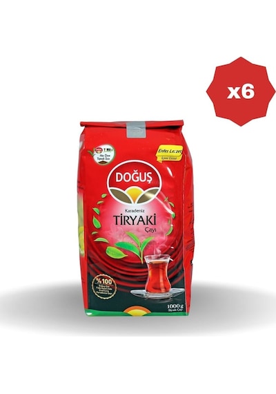 Doğuş Karadeniz Tiryaki Çay 1 Kg 6 Adet