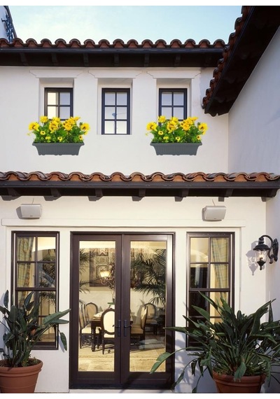 Yapay Çiçek Ay Çiçeği Antrasit Küpeşte Askılı Saksıda Balkon Çiçeği