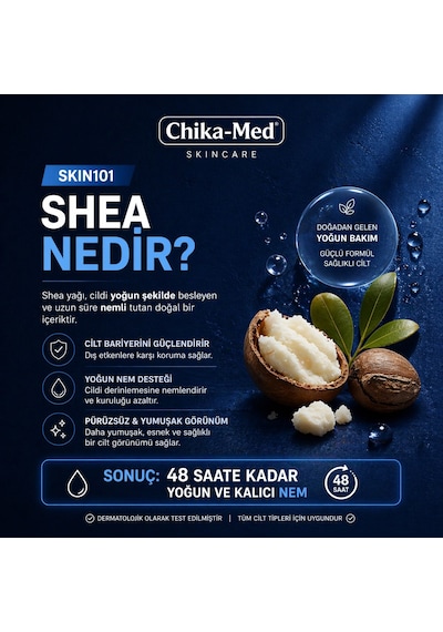 Chika Med + Shea Besleyici Nemlendirici Krem 400 Ml