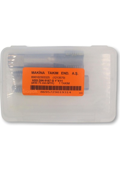Mte G 1 X 11 Diş El Kılavuzu Takımı 2 Li Hss Dın 5157
