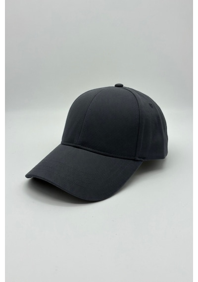 Mollycrush Luxury Unisex Gri Pamuklu Beyzbol Şapkası Premium Casual Outdoor Model Gri