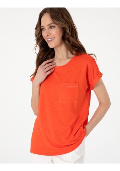 Pierre Cardin Kadın Kırmızı Tişört 50301440-vr030 Kırmızı