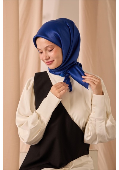 Silk Home Düz Shiny Eşarp 75006-64 Saks
