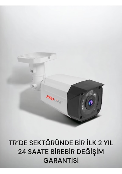 4 Kameralı 5 Mp Yüz ve Araç Algılamalı  Güvenlik Kamerası Sistemi