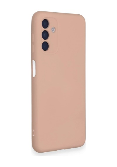 Newface - 890 - Samsung Galaxy A14 4g Kılıf Nano İçi Kadife Silikon - Edntrend - - Pudra