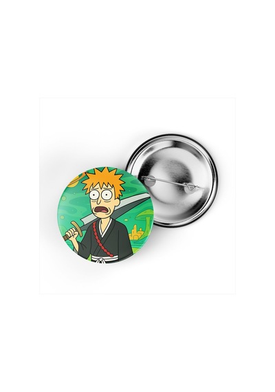 Ichigo Kurosaki - 44 Mm İğneli Çanta Rozeti - 5 Adet Diğer