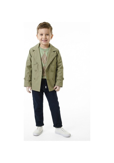 Xo Kids Erkek Çocuk 3lu Alt Üst Takım 2-5 Yaş 12206 Yeşil