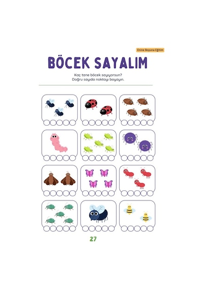 Okul Öncesi Süper Matematik – İngilizce Eğitim Seti