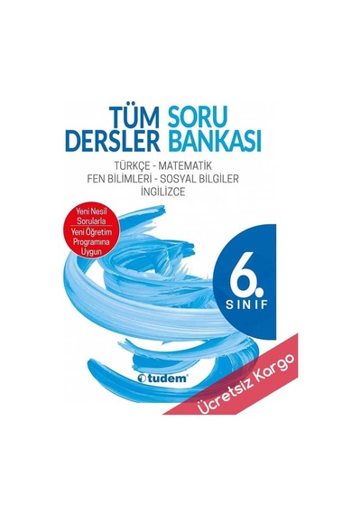 Tudem 6.Sınıf Tüm Dersler Soru  Bankası