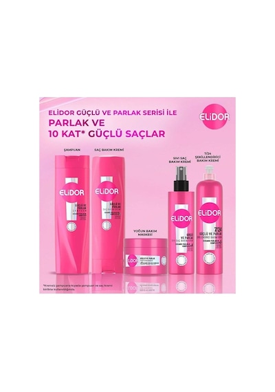 Elidor Saç Kremi 240ml 7/24 Güçlü Ve Parlak