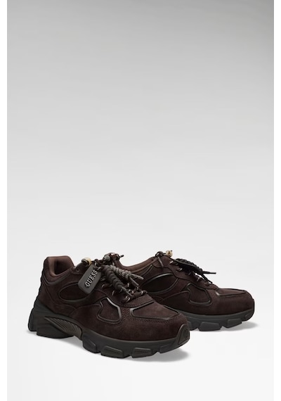 Guess Irrina Kadın Deri Sneaker Ayakkabı Flfırrsue12 Kahve
