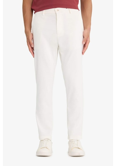 Defacto Tailored Regular Fit Duble Paça Pantolon F0288ax25auer140 Ekru