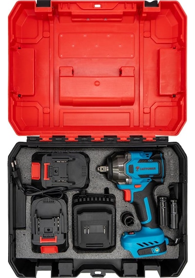 Catpower 1035 1/2" 20V 4AH 850NM Kömürsüz Çift Akülü Somun Sıkma Makinesi