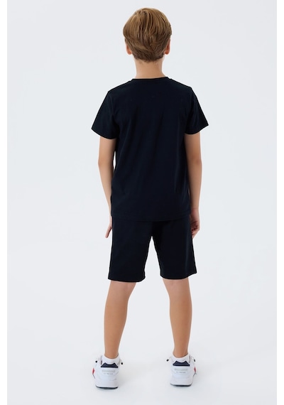 U.s. Polo Assn. Erkek Çocuk Siyah Bermuda Takım Us2429-c-v2 Siyah