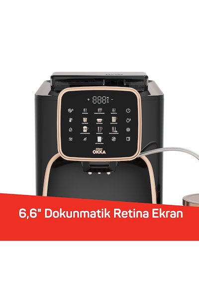 Arzum OK0028 Okka Espresso Pro M Tam Otomatik Espresso Makinesi 11 Sıcak ve Soğuk İçecek