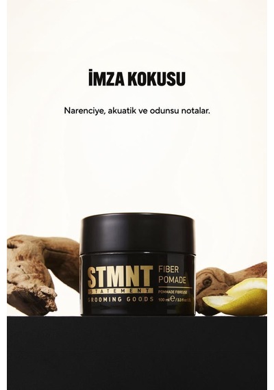 Stmnt Yarı Mat Güçlü Tutuş Esnek Lifli Saç Pomadı 100ml