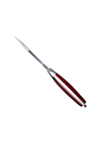 Cudeman 295-k Mt-1 Cocobolo Ağacı Saplı Deri Kılıflı Kamp Bıçak Kahverengi