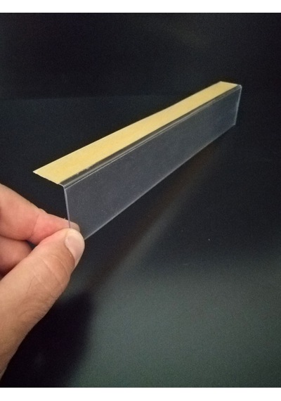 10 Adet Yapışkanlı Etiketlik Profil 24 x 4 CM Raf Etiketlik İsimlik