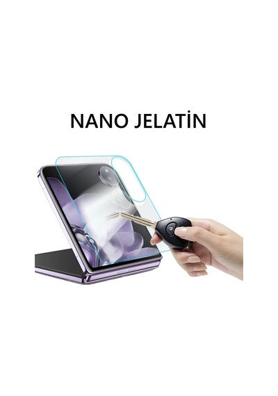 Xiaomi Mi Mix Flip Uyumlu Ön+arka Body Şeffaf Ultra Koruyucu Nano Jelatin