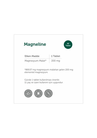 Vitamin D3k2 Damla 20 Ml Ve Magneline Magnezyum Malat 60 Tablet