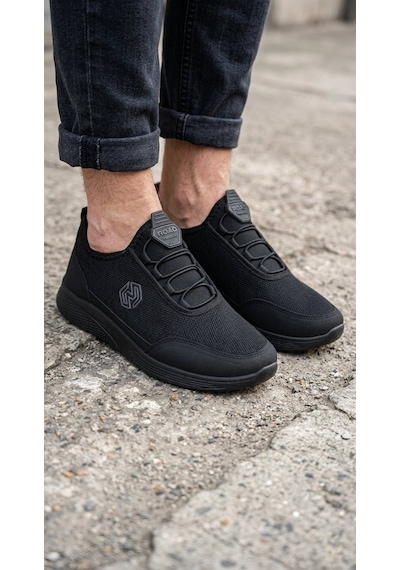 Stil Shoes Erkek Spor Ayakkabı Ortopedik Hafif Rahat Şık Esnek Kullanışlı Fileli Spor Siyah Stil Shoes Erkek Spor Ayakkabı Ortopedik Hafif Rahat Şık Esnek Kullanışlı Fileli Spor Siyah