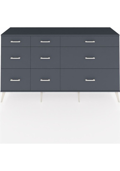 Hyperion Konsol 9 Çekmeceli 176x44x99 Antrasit-antrasit Antrasit-antrasit
