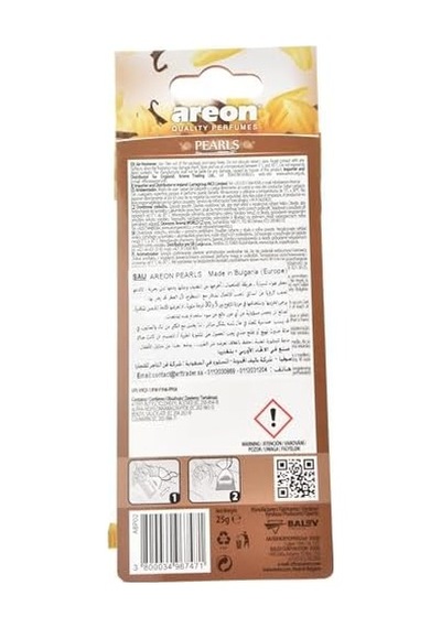 Areon Pearls Car Oda Parfümü, Vanilya