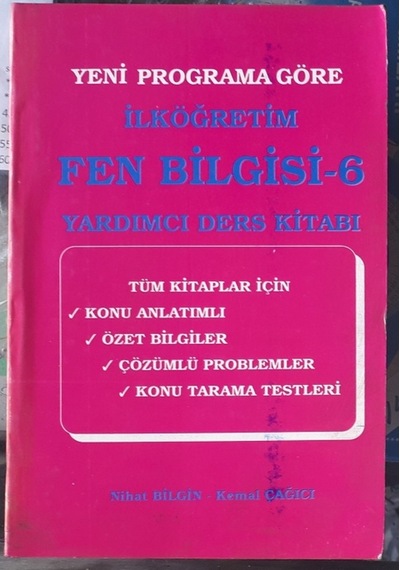 Fen Bilgisi 6.Sınıf (Eski Orta1 )1995 Yılı Basım