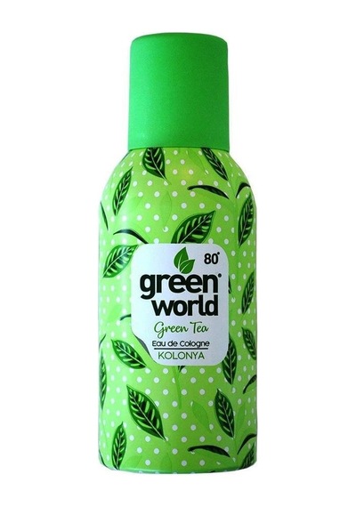 Green World 80 Derece Green Tea EDC Kolonya Aerosol Sprey 150 ML