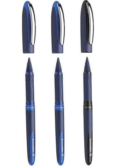 Schneider One Business 0.6 Mm Roller İmza Kalemi 2 Mavi 1 Siyah