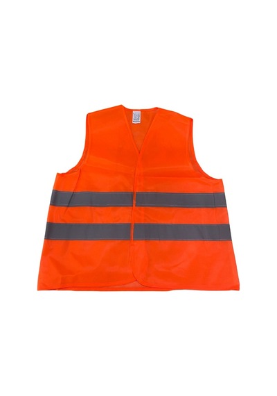 İkaz Yeleği Fosforlu Reflektörlü Turuncu Xl