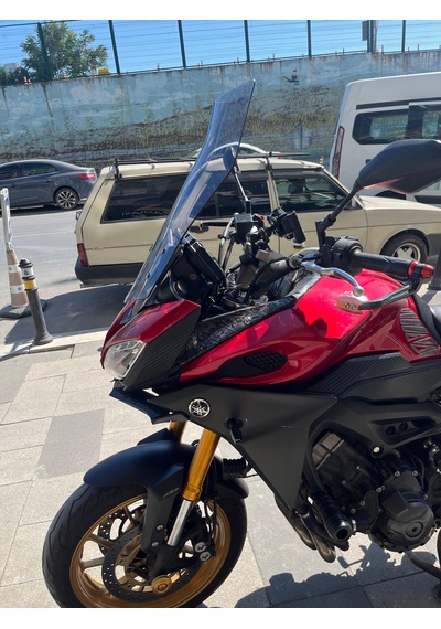 2016-19 Yamaha Mt07 Tracer Uzun Ön Cam Açık Füme Zeus 4mm 54cm Mt 07 Acik Füme