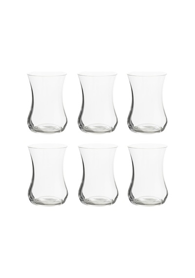 Mudo Home Crystallıne 6'lı Çay Bardağı 150 Ml Şeffaf