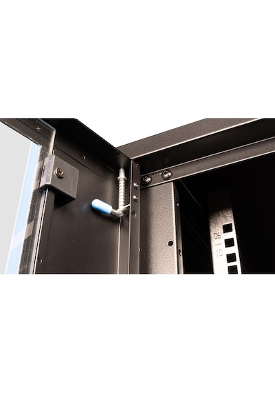 Lande - 6u 19" Duvar Tipi Rack Kabinet Genişlik: 600 Mm Derinlik: 600 Mm Siyah