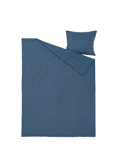 Ikea Doftakleja Tek Kişilik Nevresim Takımı 150 X 200 Cm Lacivert - Kahverengi