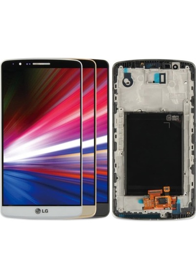 LG Uyumlu G3 D855 Lcd Ekran Dokunmatik Siyah Çıtalı