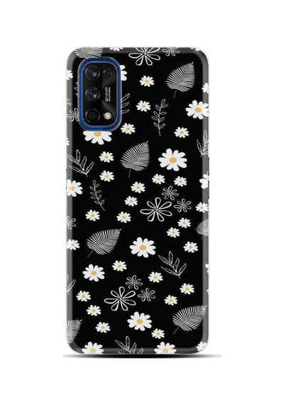 Realme 7 Pro Kılıf Boutique Baskılı Resimli Papatyalar Ve Yaprak Pcode -078