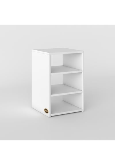 Kenzlife Komodin Panpan Byz 60 39 39 Komidin Kitaplık Ayakkabılık Beyaz