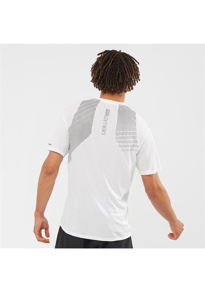 Salomon Sense Aero Erkek Koşu Tişört White Lc1744300 Beyaz