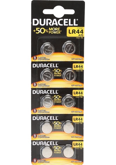 Duracell V13GA A76 LR44 1.5V Alkalin Pil 10'lu