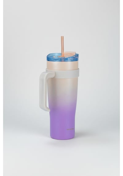 Bernardo Alto Pipetli Termos Bardak Pembe 1000ml Pembe Beyaz