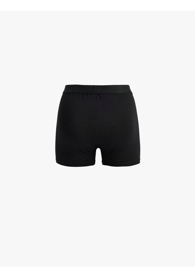Koton Regular Fit Çizgili Pamuklu 3'lü Boxer Seti Siyah 6slm90030mk