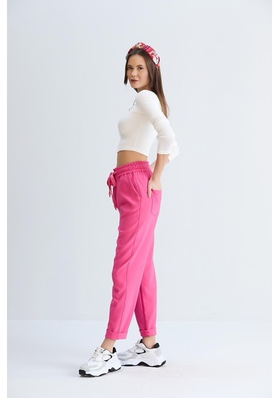 Sortie Collection Neva Model Pantolon Fuşya-fuşya Fuşya
