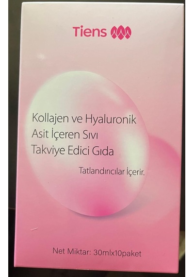 Kollajen Ve Hyaluronik Asit İçeren Sıvı Takviye Edici Gıda