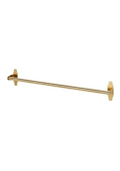 Gold Mutfak Rayı 60 Cm Meridyendukkan Pirinç Mutfak Askılığı Meta Çok Renkli