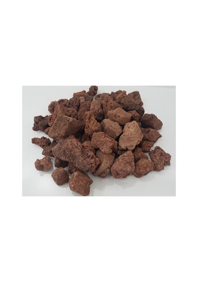 Asenya Kırmızı Pomza Taşı 15-25 Mm 40 Kg Volkanik Ponza Lav Taşı Ponza Kaktüs Sukulent Pomza Tarım Pomzası Diğer