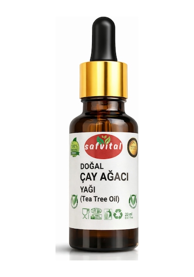 Safvital Çay Ağacı Yağı 20 Ml Cilt Dengeleyici Bakım Yağı Temiz Görünüm Ve Ferah His İçin