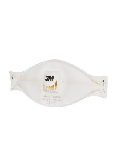 3M 9312+ Ventilli Toz Maskesi Ffp1 Aura